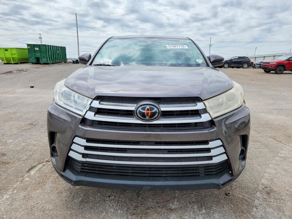 2018 Toyota Highlander VIN 5TDZARFH3JS034471 COPART salvage auction — MINOR DENT/SCRATCHES, Ok - Dealer Only Clean Title (P), sold $8,800 on 2026-07-24 (photo 5)