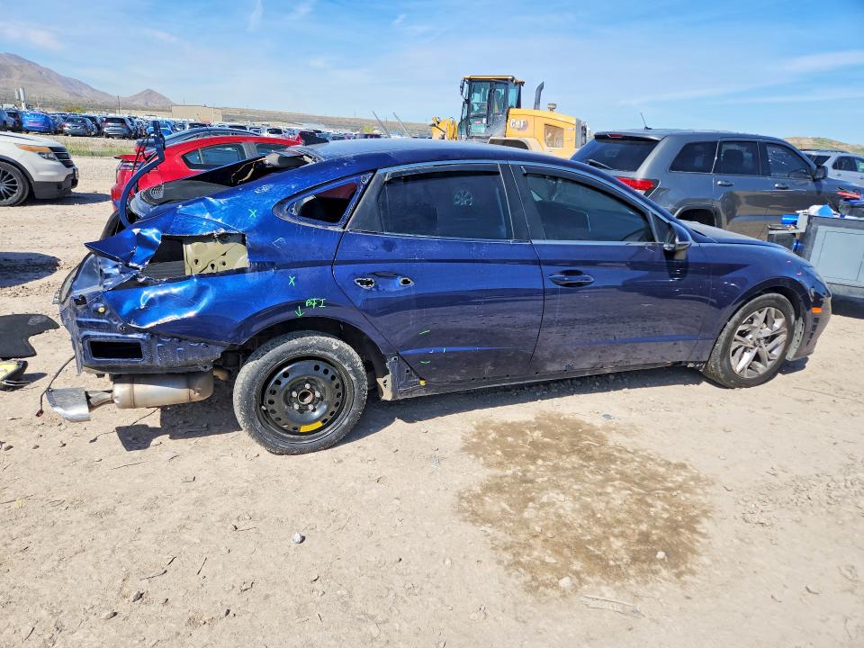 2021 Hyundai Sonata VIN 5NPEL4JA0MH097253 COPART salvage auction — REAR END, Id - Salvage Certificate Of Title, sold $2,150 on 2026-07-24 (photo 3)