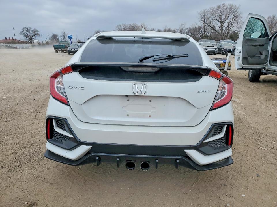 2021 Honda Civic VIN SHHFK7H44MU216170 COPART salvage auction — FRONT END, CA - SALVAGE CERTIFICATE, sold $100 on 2026-08-21 (photo 6)