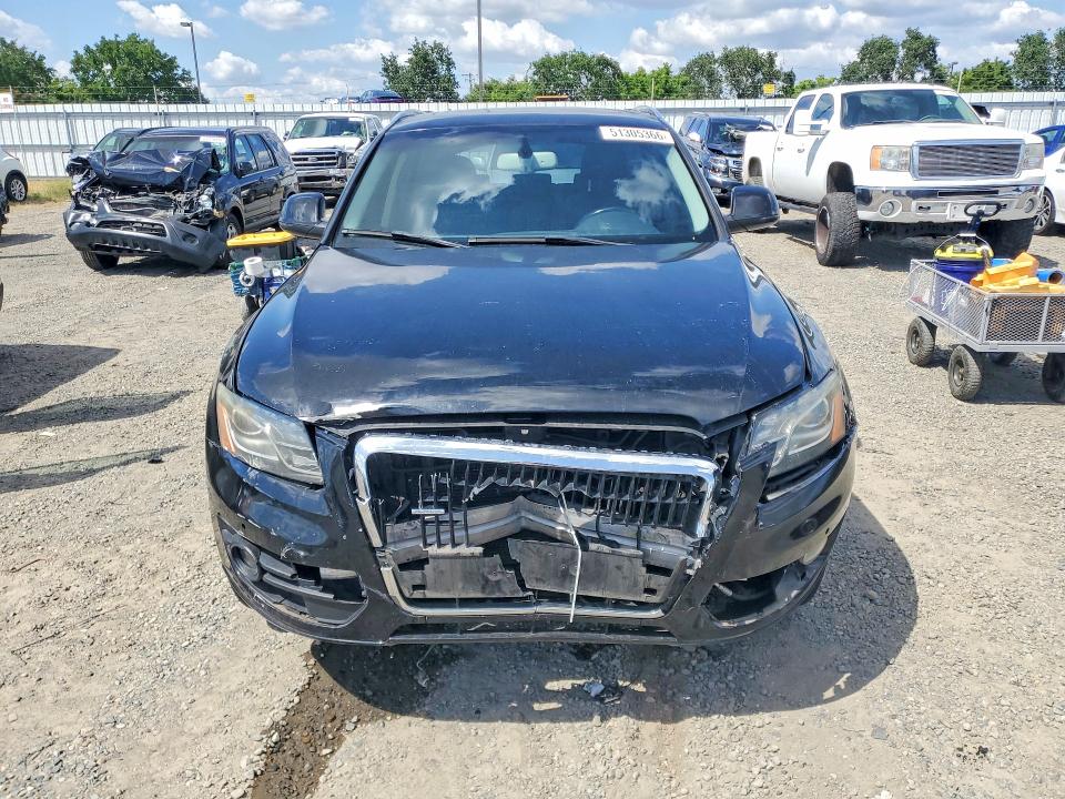 2010 Audi Q5 VIN WA1LKAFP5AA100070 COPART salvage auction — FRONT END, Ca - Salvage Certificate, sold $100 on 2026-07-14 (photo 5)