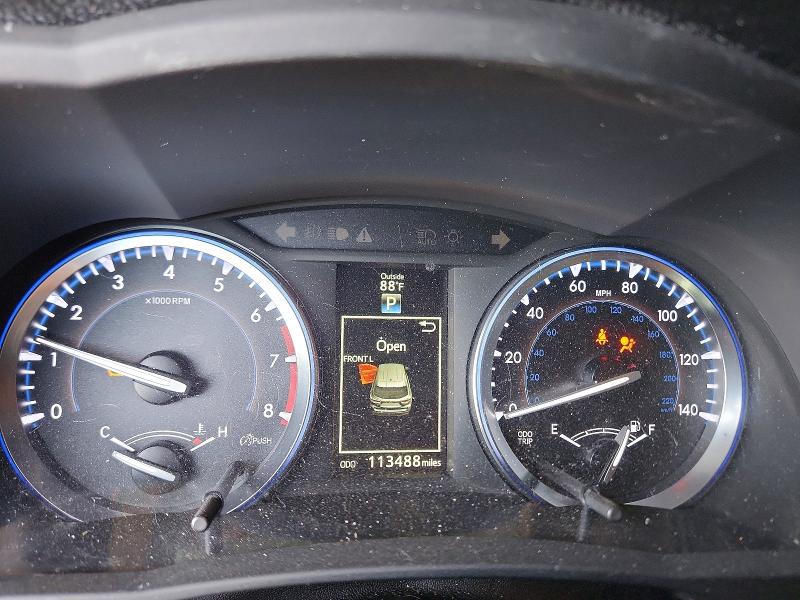 2015 Toyota Highlander VIN 5TDKKRFH3FS093526 COPART salvage auction — FRONT END, AZ - CERT OF TITLE - SALVAGE, sold $6,200 on 2026-07-27 (photo 9)