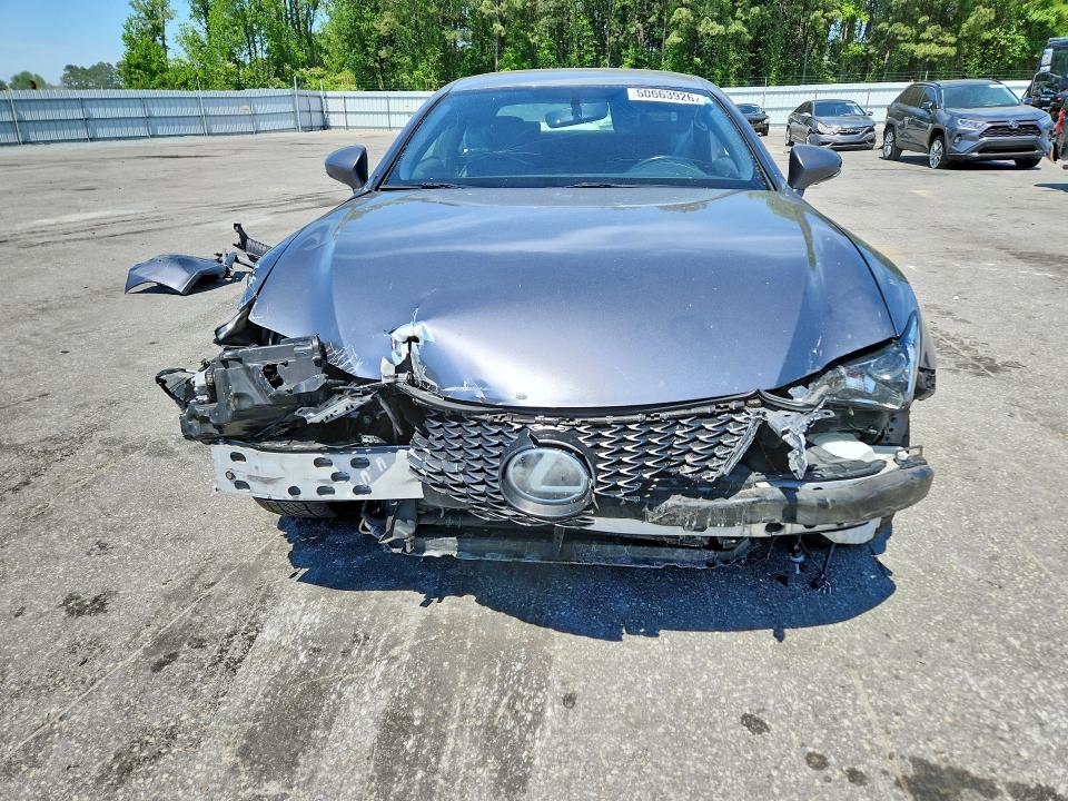2017 Lexus Rc VIN JTHHA5BC5H5007351 COPART salvage auction — FRONT END, Nc - Salvage Certificate Of Title, sold $275 on 2026-07-21 (photo 5)