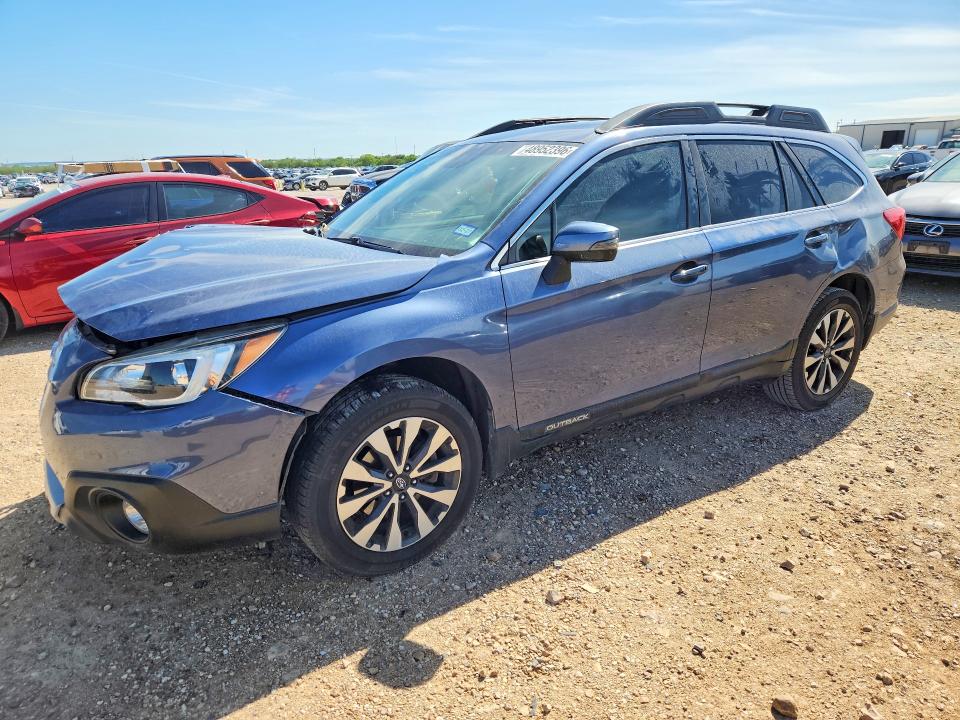 2016 Subaru Outback VIN 4S4BSBNC6G3310935 COPART salvage auction — FRONT END, Tx - Salvage Vehicle Title, sold $1,650 on 2026-07-09 (photo 1)