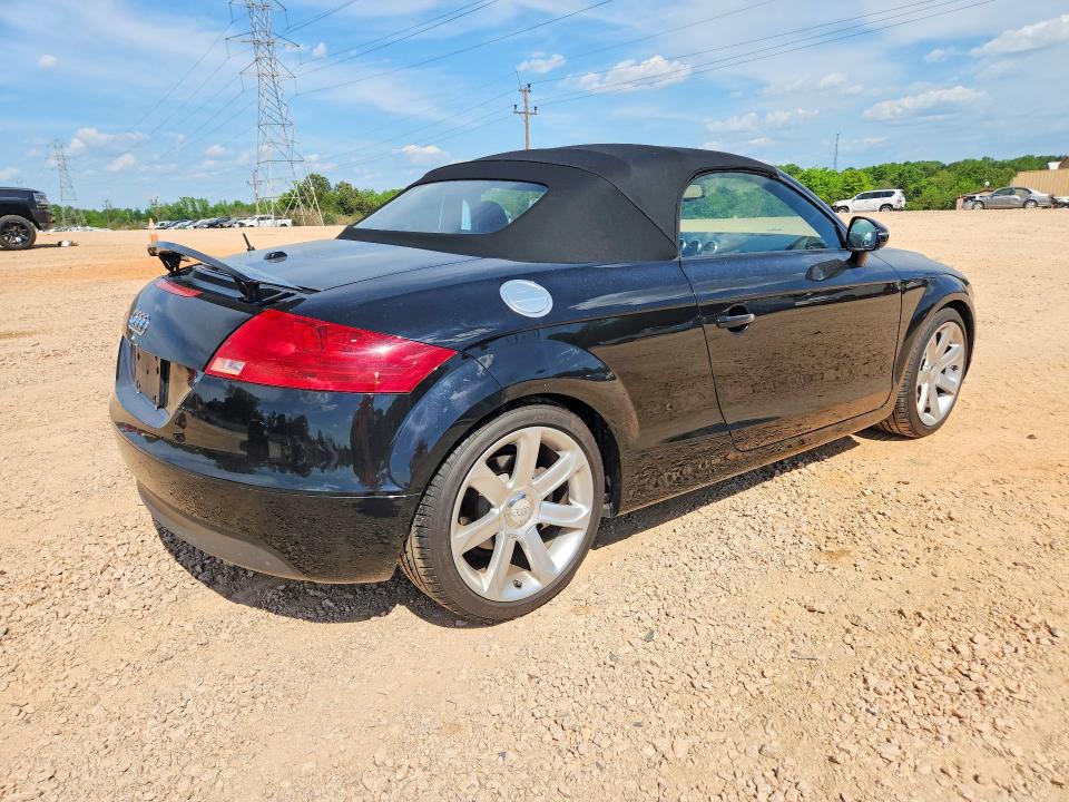 2008 Audi Tt VIN TRUNF38J781049114 COPART salvage auction — UNDERCARRIAGE, Nc - Salvage Certificate Of Title, sold $1,200 on 2026-07-27 (photo 3)