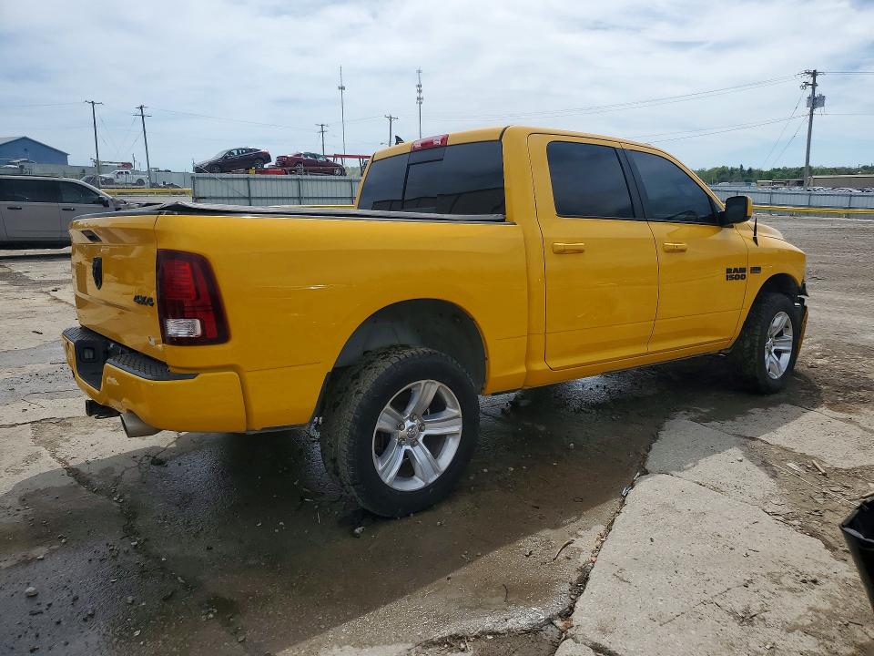 2016 Ram 1500 VIN 1C6RR7MT8GS322577 COPART salvage auction — FRONT END, IN - CERTIFICATE OF TITLE, sold $3,500 on 2026-08-22 (photo 3)
