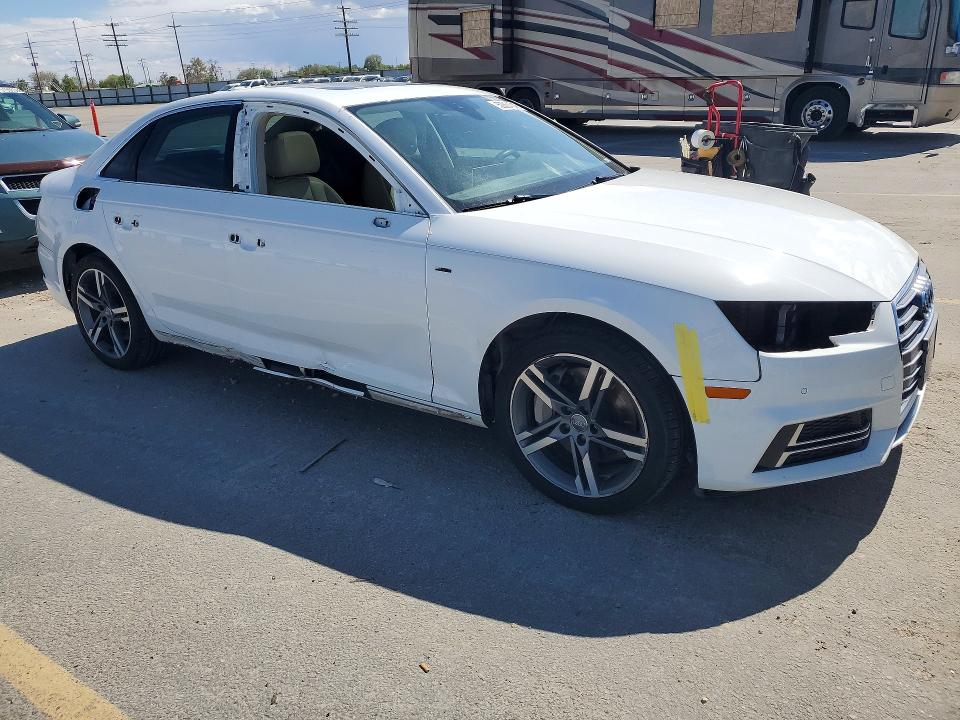 2018 Audi A4 VIN WAUENAF43JA132721 COPART salvage auction — FRONT END, Id - Salvage Certificate Of Title, sold $4,350 on 2026-07-30 (photo 4)