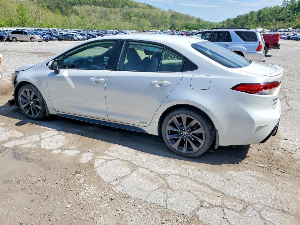 2023 Toyota Corolla VIN JTDBDMHE1PJ003496 COPART salvage auction — FRONT END, Salvage Title, sold $675 on 2026-07-23 (photo 2)