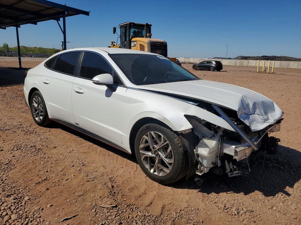2021 Hyundai Sonata VIN 5NPEL4JA9MH067135 COPART salvage auction — FRONT END, Az - Cert Of Title - Salvage, sold $375 on 2026-07-30 (photo 4)