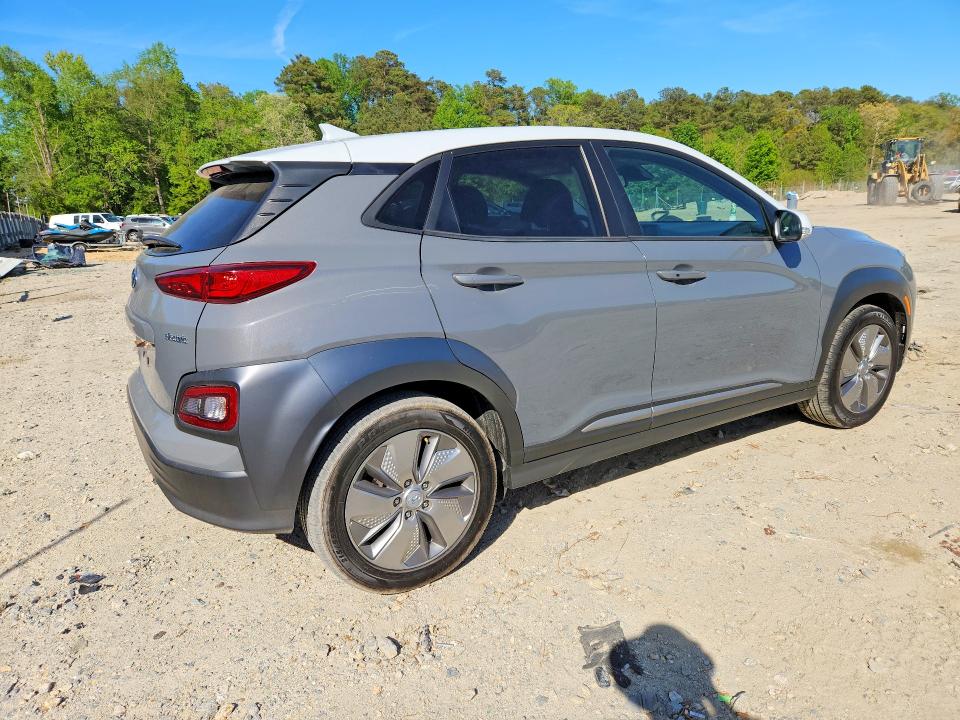 2021 Hyundai Kona VIN KM8K23AG3MU124144 COPART salvage auction — REAR END, Md - Cert Of Salvage < 75% Damage, sold $8,900 on 2026-07-14 (photo 3)