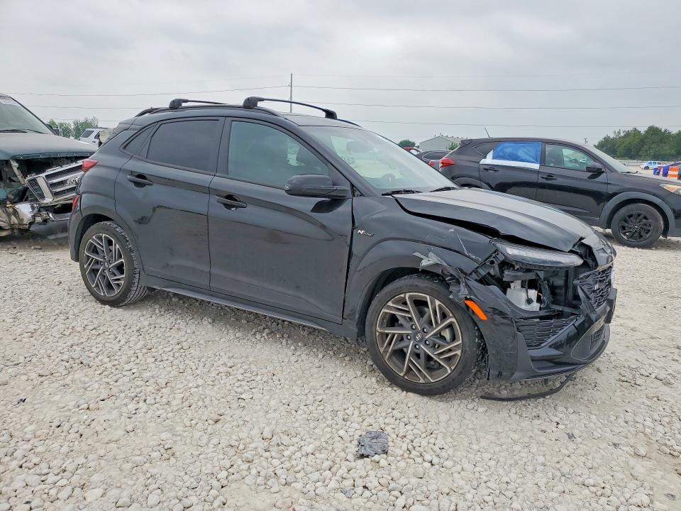 2022 Hyundai Kona VIN KM8K33A38NU868866 COPART salvage auction — FRONT END, Tx - Certificate Of Title, sold $6,000 on 2026-07-16 (photo 4)