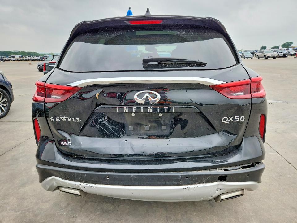 2021 Infiniti Qx50 VIN 3PCAJ5CB1MF102362 COPART salvage auction — FRONT END, Tx - Salvage Vehicle Title, sold $4,800 on 2026-07-09 (photo 6)