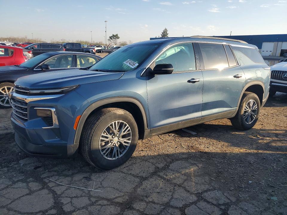 2025 Chevrolet Traverse VIN 1GNERGRSXSJ140828 — COPART salvage auction photo
