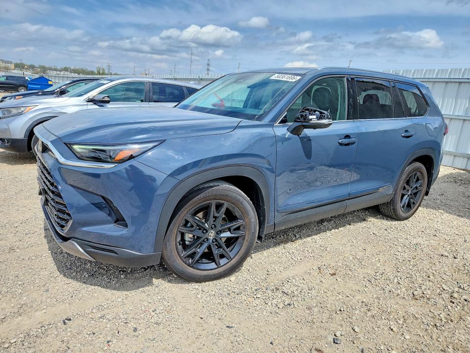 2025 Toyota Highlander VIN 5TDAAAB53SS089711 COPART salvage auction — HAIL, IA - CERT OF TITLE-SALVAGE TITLE, sold $12,900 on 2026-07-22 (photo 1)