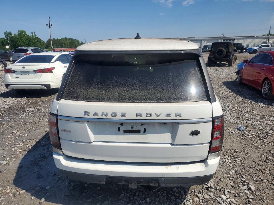 2018 Land rover RANGE ROVER VIN SALWR2RKXJA194119 COPART salvage auction — FRONT END, AL - SALVAGE RECOVERED THEFT, sold $3,400 on 2026-07-02 (photo 6)
