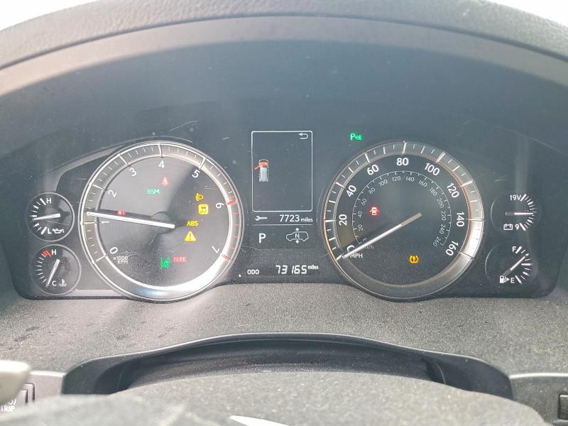 2020 Lexus Lx VIN JTJDY7AX6L4326376 COPART salvage auction — FRONT END, Tx - Certificate Of Title, sold $40,500 on 2026-07-07 (photo 9)