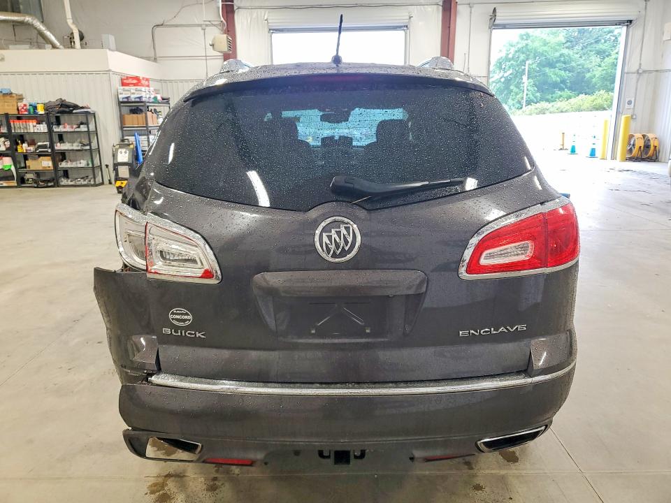 2015 Buick Enclave VIN 5GAKRCKDXFJ245098 COPART salvage auction — REAR END, Nc - Salvage Certificate Of Title, sold $200 on 2026-07-09 (photo 6)