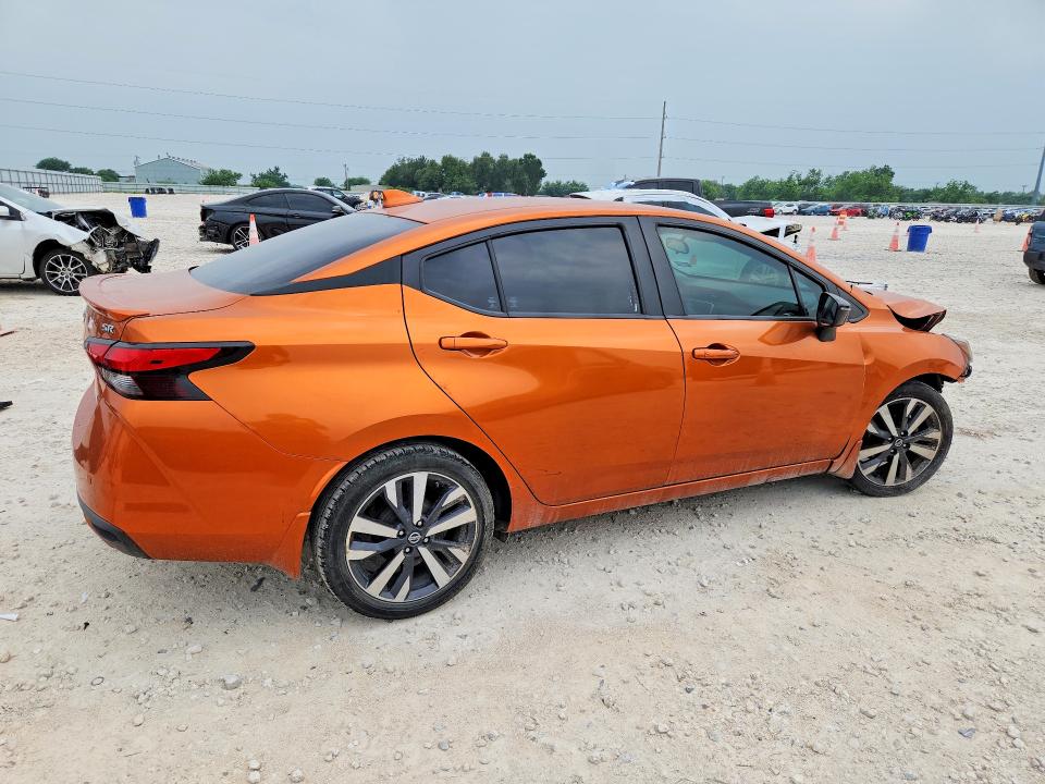 2021 Nissan Versa VIN 3N1CN8FV7ML855144 COPART salvage auction — FRONT END, Tx - Salvage Vehicle Title, sold $100 on 2026-07-09 (photo 3)