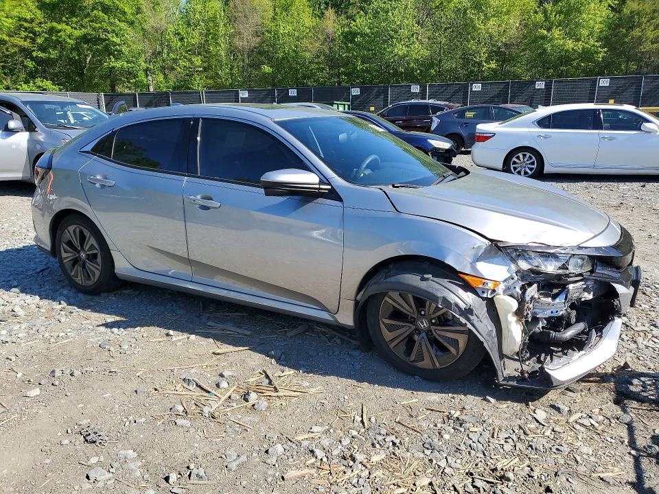2018 Honda Civic VIN SHHFK7H5XJU422033 COPART salvage auction — FRONT END, Md - Cert Of Salvage > 75% Damage, sold $1,800 on 2026-07-24 (photo 4)