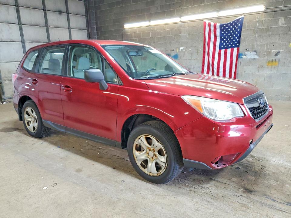 2014 Subaru Forester VIN JF2SJAAC0EH509519 COPART salvage auction — SIDE, Salvage Title, sold $1,300 on 2026-07-20 (photo 4)
