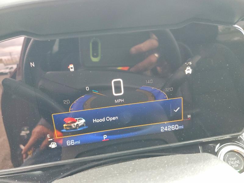 2024 Chevrolet Trax VIN KL77LJE22RC180161 COPART salvage auction — HAIL, Oh - Cert Of Title-Salvage, sold $9,400 on 2026-07-02 (photo 9)
