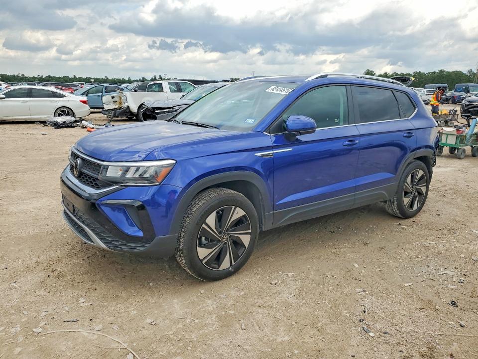 2024 Volkswagen Taos VIN 3VVUX7B25RM040137 COPART salvage auction — REAR END, Tx - Salvage Vehicle Title, sold $8,700 on 2026-07-24 (photo 1)