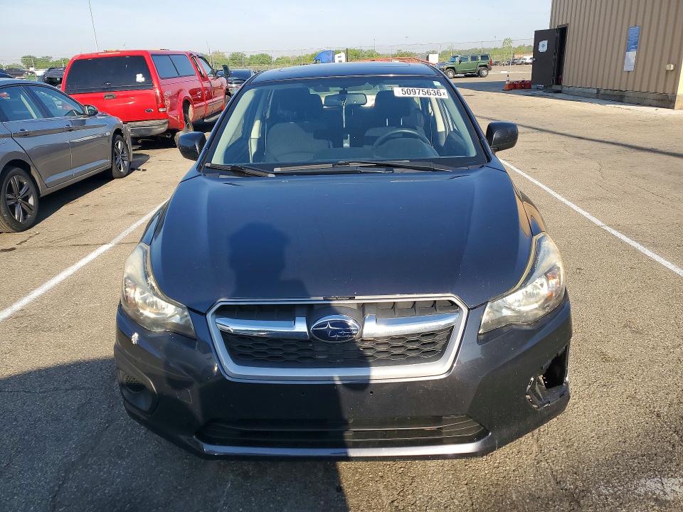 2012 Subaru Impreza VIN JF1GPAD60CH243043 COPART salvage auction — REAR END, OH, sold $125 on 2026-07-15 (photo 5)