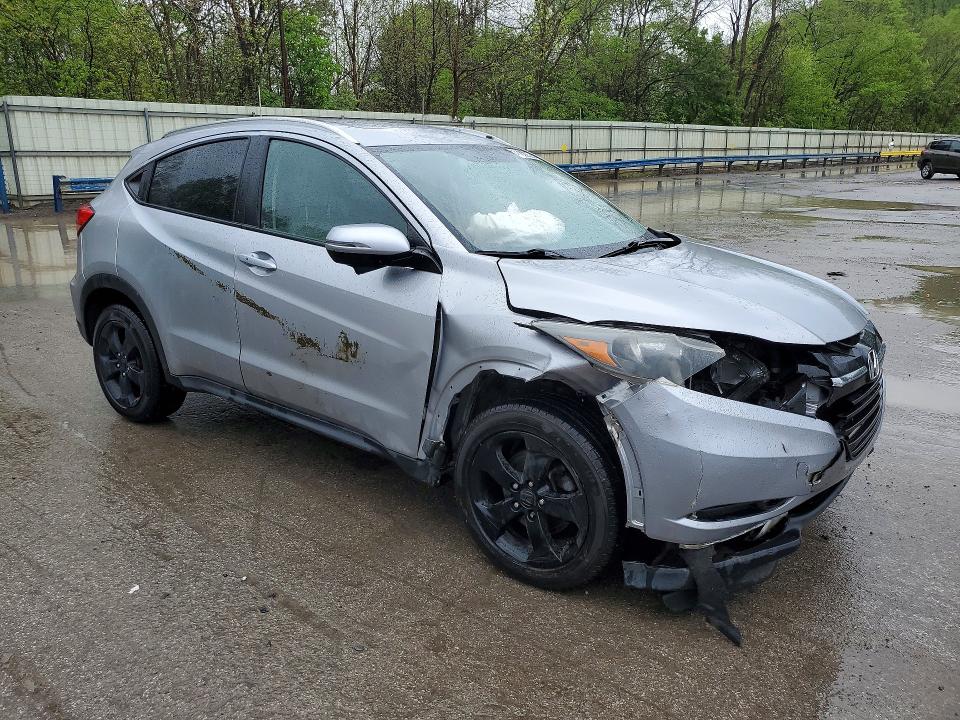 2018 Honda Hr-v VIN 3CZRU6H72JM722286 COPART salvage auction — FRONT END, Oh - Cert Of Title-Salvage, sold $3,500 on 2026-07-02 (photo 4)