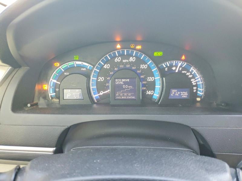 2012 Toyota Camry solara VIN 4T1BD1FKXCU038467 COPART salvage auction — FRONT END, Ca - Salvage Certificate, sold $750 on 2026-07-10 (photo 9)