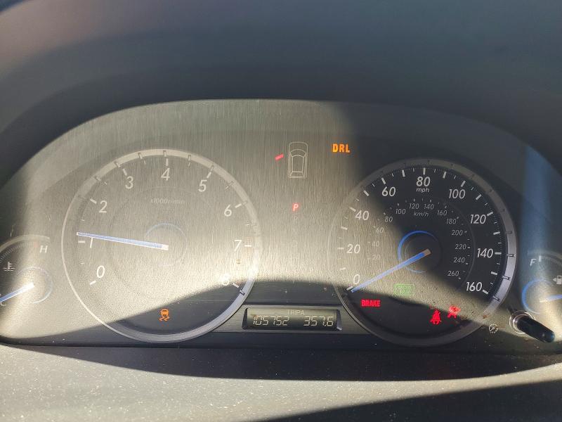 2010 Honda Accord VIN 5J6TF1H38AL015095 COPART salvage auction — FRONT END, Ca - Salvage Certificate, sold $800 on 2026-07-02 (photo 9)