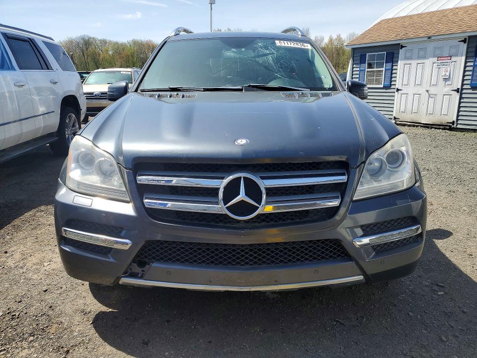 2012 Mercedes-benz Gl-class VIN 4JGBF2FE4CA794484 COPART salvage auction — MINOR DENT/SCRATCHES, Ct - Certificate Of Title, sold $4,900 on 2026-07-10 (photo 5)