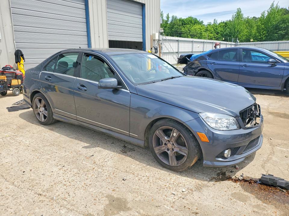 2010 Mercedes-benz C-klasse VIN WDDGF5EB9AR098355 COPART salvage auction — FRONT END, Tn - Salvage Certificate, sold $425 on 2026-07-14 (photo 4)