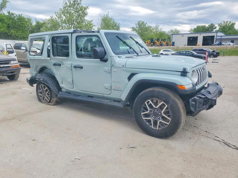 2024 Jeep Wrangler / VIN 1C4PJXEG7RW332232 COPART salvage auction — SIDE, Mo - Salvage Certificate Of Title, sold $16,100 on 2026-07-28 (photo 4)