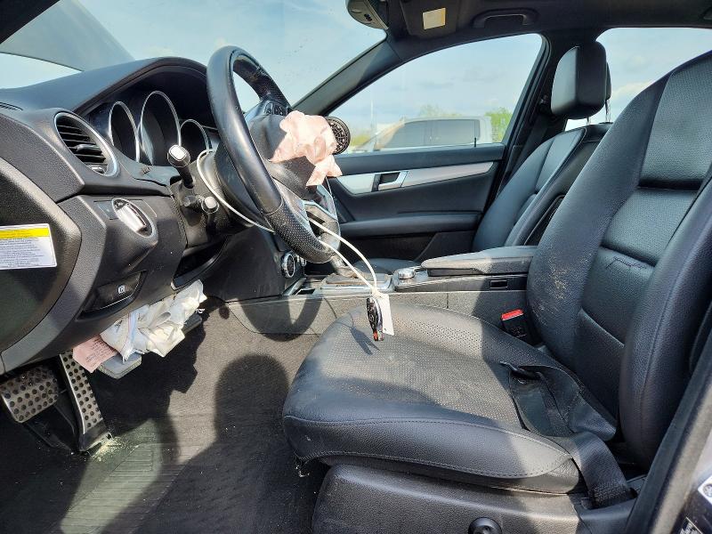 2014 Mercedes-benz C-klasse VIN WDDGF8ABXER313626 COPART salvage auction — FRONT END, Il - Salvage Certificate, sold $1,150 on 2026-07-17 (photo 7)