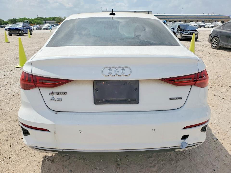 2024 Audi A3 VIN WAUHUDGY7RA014864 COPART salvage auction — UNDERCARRIAGE, Tx - Salvage Vehicle Title, sold $9,800 on 2026-07-30 (photo 6)