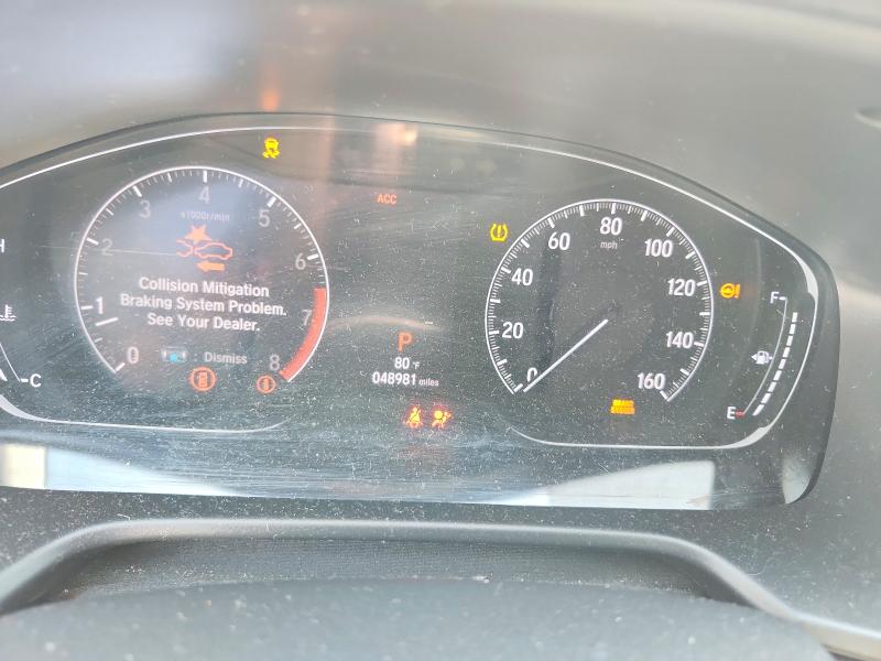 2020 Honda Accord VIN 1HGCV1F32LA139987 COPART salvage auction — SIDE, CA - SALVAGE CERTIFICATE, sold $8,800 on 2026-07-30 (photo 9)