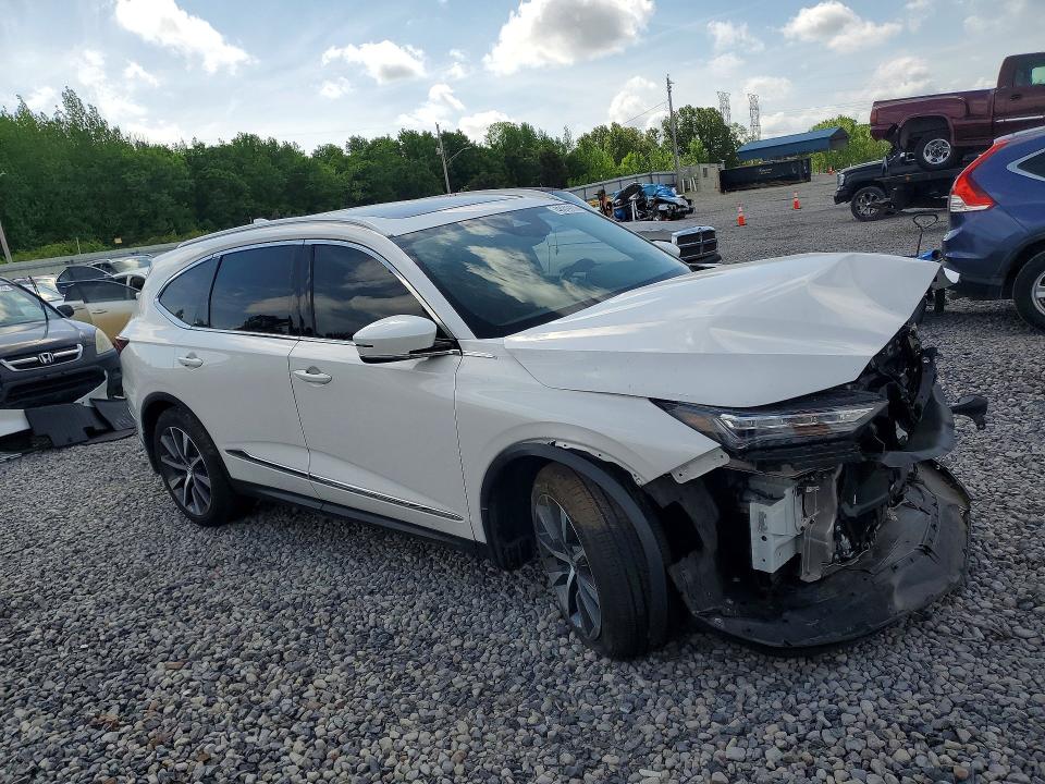 2026 Acura Mdx VIN 5J8YD9H4XTL001034 COPART salvage auction — FRONT END, Tn - Salvage Certificate, sold $9,500 on 2026-08-27 (photo 4)
