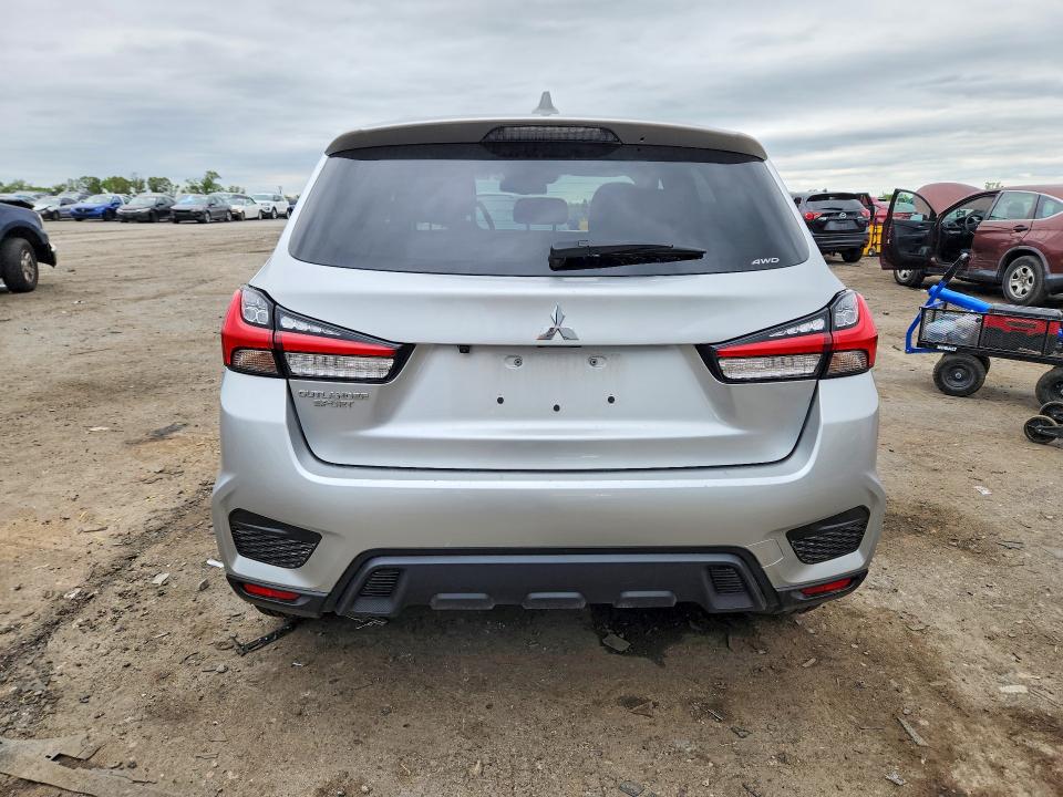 2025 Mitsubishi Outlander VIN JA4ARUAU3SU000356 COPART salvage auction — FRONT END, IN - CERTIFICATE OF TITLE, sold $6,000 on 2026-07-09 (photo 6)