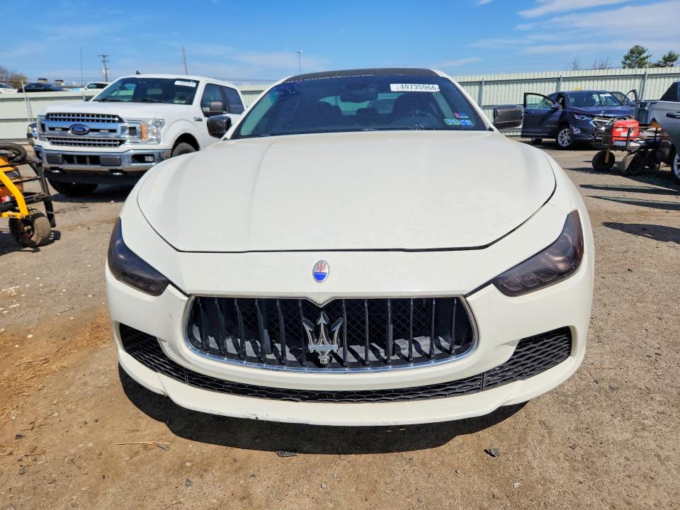 2015 Maserati Ghibli VIN ZAM57XSA8F1139355 COPART salvage auction — MECHANICAL, PA - CERT OF TITLE, sold $5,700 on 2026-07-24 (photo 5)