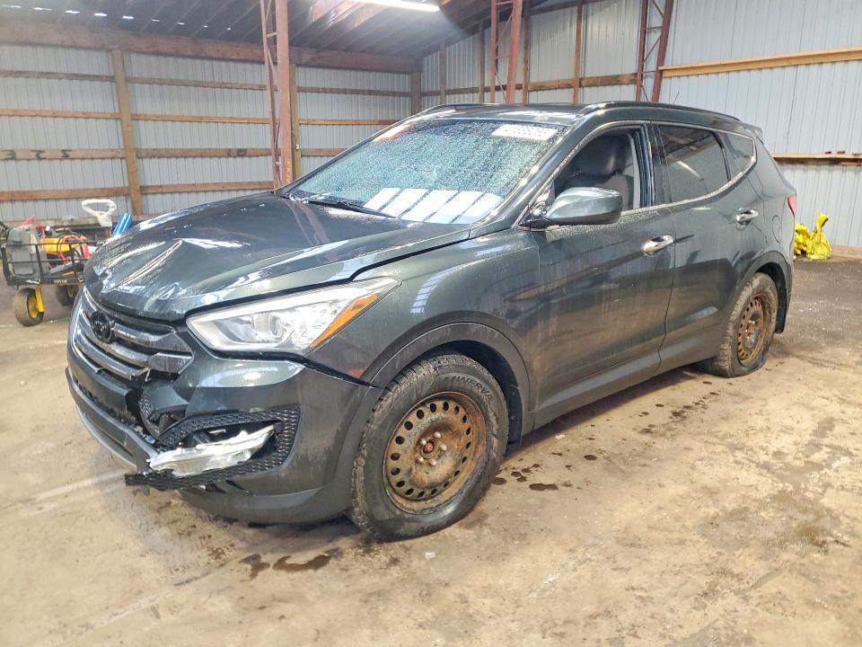 2013 Hyundai Santa fe VIN 5XYZU3LB6DG096310 COPART salvage auction — FRONT END, Salvage Title, sold $1,050 on 2026-07-09 (photo 1)