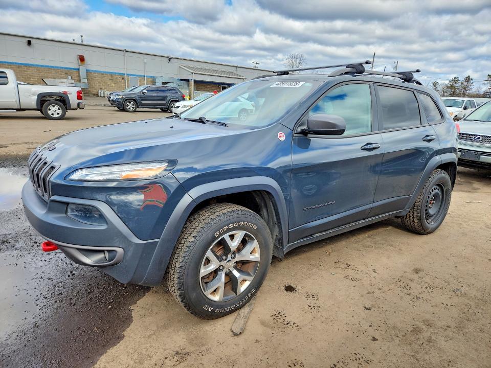 2016 Jeep Cherokee VIN 1C4PJMBS1GW337768 COPART salvage auction — UNDERCARRIAGE, NY - CERTIFICATE OF TITLE, sold $1,750 on 2026-07-19 (photo 1)