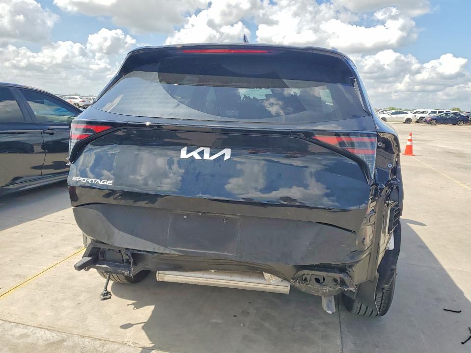 2026 Kia Sportage VIN 5XYK33DF5TG329873 COPART salvage auction — REAR END, Tx - Salvage Vehicle Title, sold $12,500 on 2026-07-02 (photo 6)