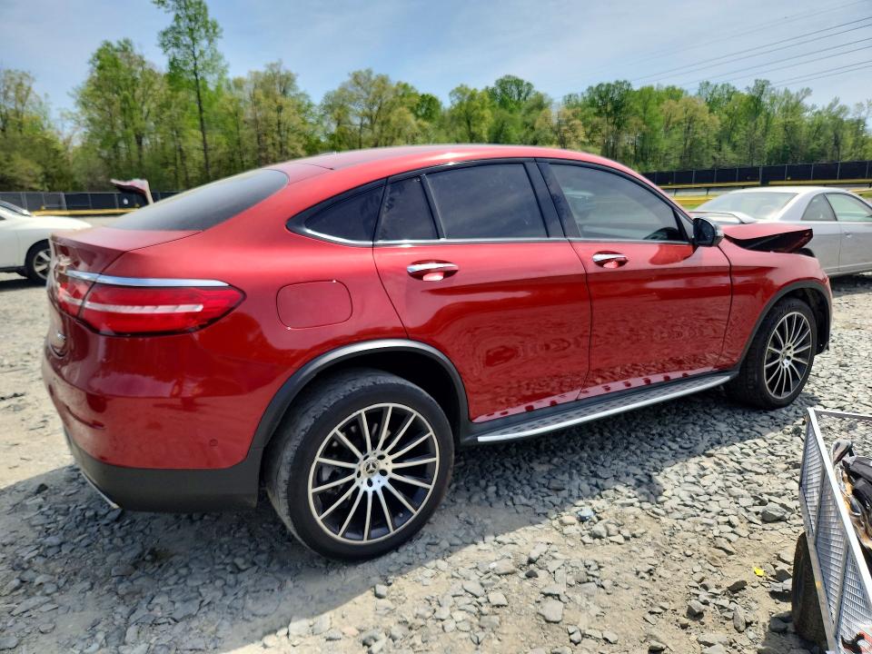2019 Mercedes-benz Glc VIN WDC0J4KB3KF658845 COPART salvage auction — FRONT END, Md - Cert Of Salvage > 75% Damage, sold $9,200 on 2026-07-24 (photo 3)