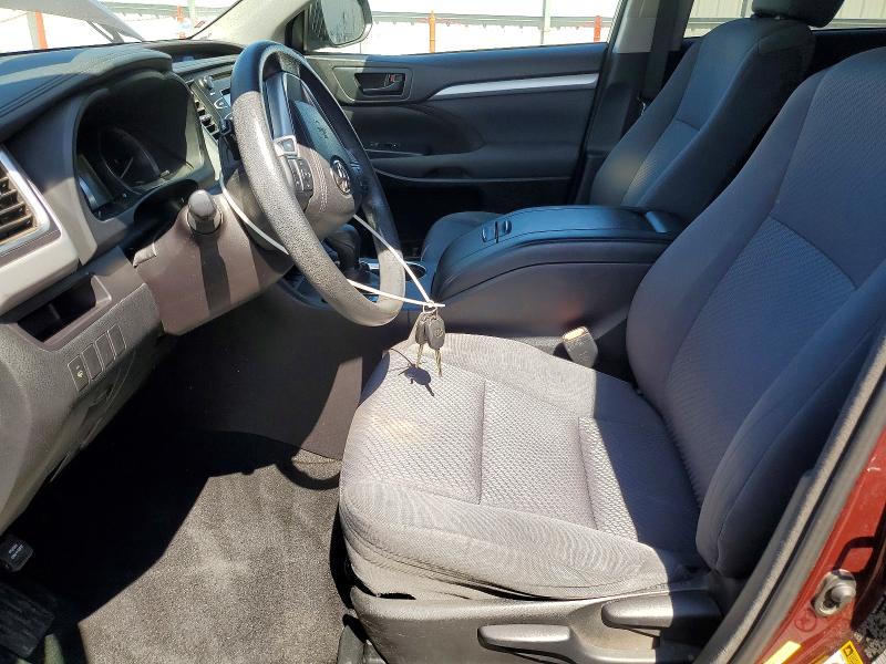 2016 Toyota Highlander VIN 5TDZARFH0GS018706 COPART salvage auction — MINOR DENT/SCRATCHES, Mt - Dealer Only Clean Title (P), sold $10,400 on 2026-07-28 (photo 7)