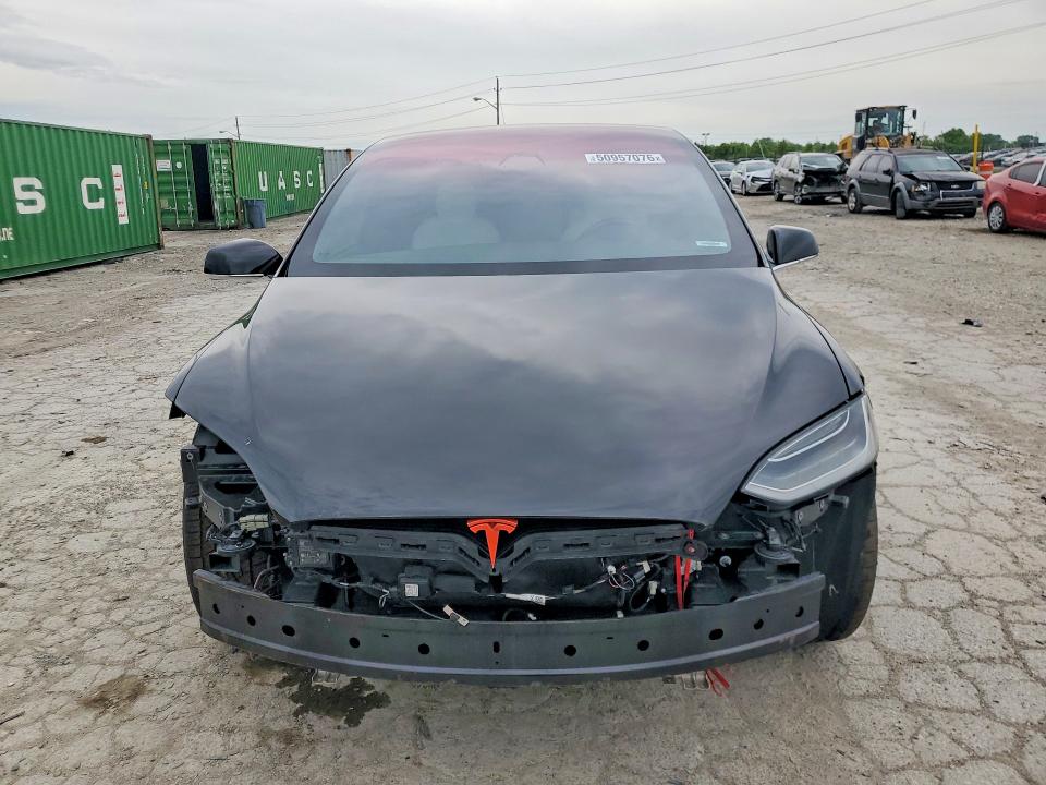 2019 Tesla Model x VIN 5YJXCAE25KF188413 COPART salvage auction — FRONT END, IN - CERT OF TITLE-SALVAGE TITLE, sold $12,900 on 2026-07-31 (photo 5)