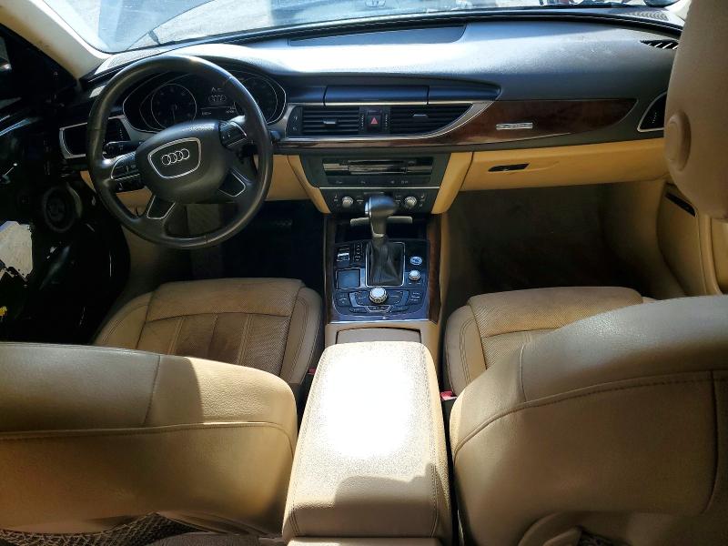 2014 Audi A6 VIN WAUHGAFC0EN074371 COPART salvage auction — FRONT END, Ca - Dis/Dlr/Exp Only Clean Title (P), sold $425 on 2026-07-24 (photo 8)