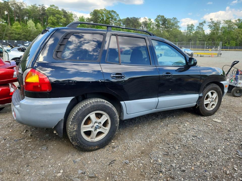 2004 Hyundai Santa fe VIN KM8SB12B24U665922 COPART salvage auction — FRONT END, MD - CERT OF SALVAGE > 75% DAMAGE, sold $300 on 2026-07-02 (photo 3)
