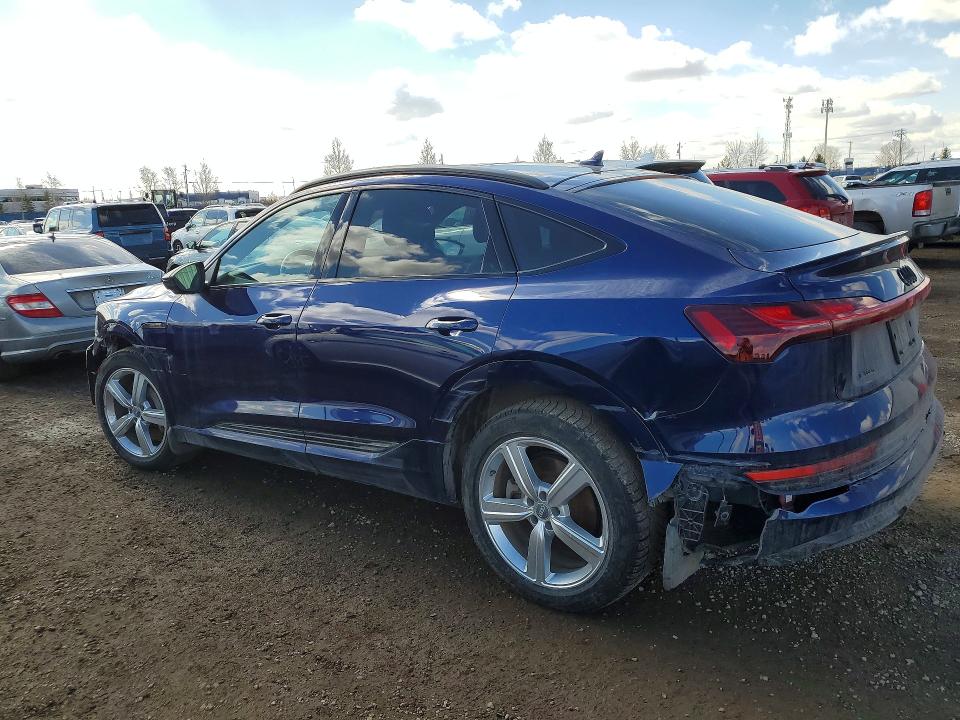 2022 Audi E-tron VIN WA13AAGE8NB034999 COPART salvage auction — FRONT END, Salvage Title, sold $15,450 on 2026-09-08 (photo 2)