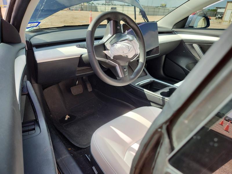 2022 Tesla Model 3 VIN 5YJ3E1EB2NF269656 COPART salvage auction — FRONT END, Tx - Salvage Vehicle Title, sold $30 on 2026-07-29 (photo 8)
