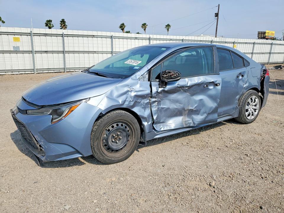 2020 Toyota Corolla VIN 5YFEPRAE3LP102225 COPART salvage auction — ALL OVER, Tx - Salvage Vehicle Title, sold $3,400 on 2026-07-22 (photo 1)