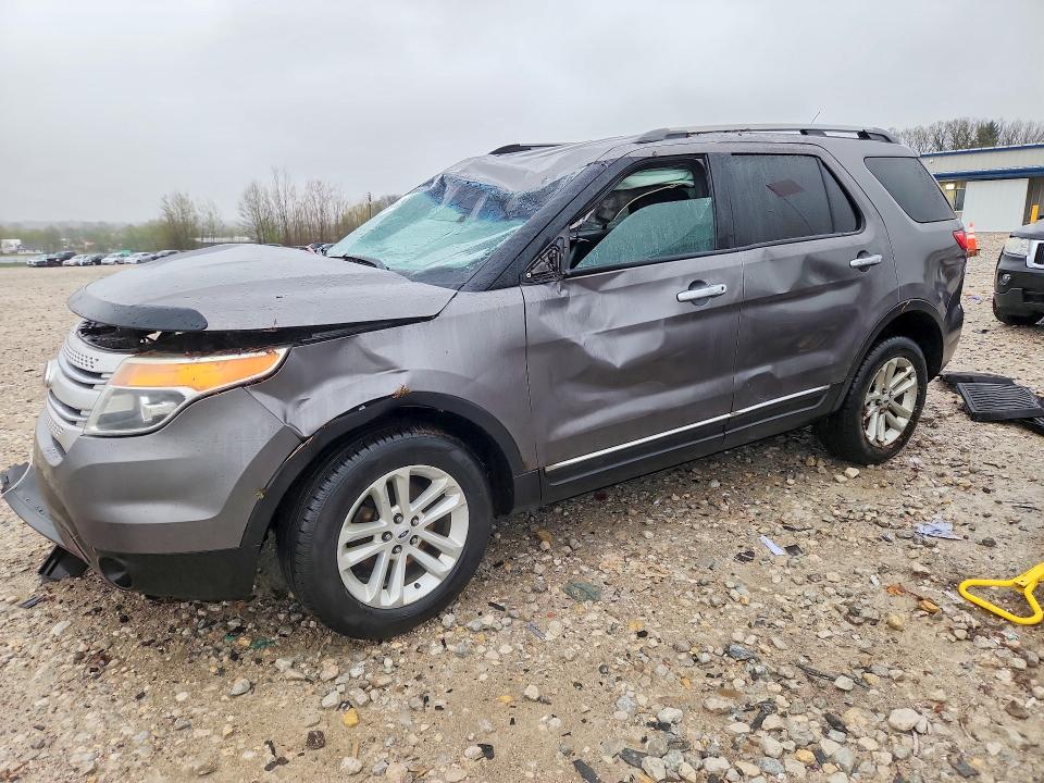 2013 Ford Explorer VIN 1FM5K8D88DGA27213 COPART salvage auction — FRONT END, Mi - Cert Of Title-Flood Vehicle, sold $525 on 2026-07-02 (photo 1)